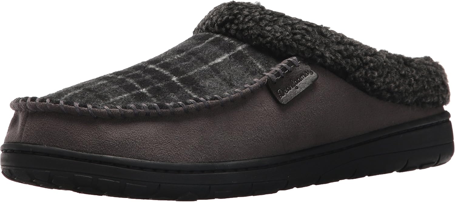 

Мужские сабо Dearfoams MFS с декоративной строчкой и мягкой подкладкой, Pavement