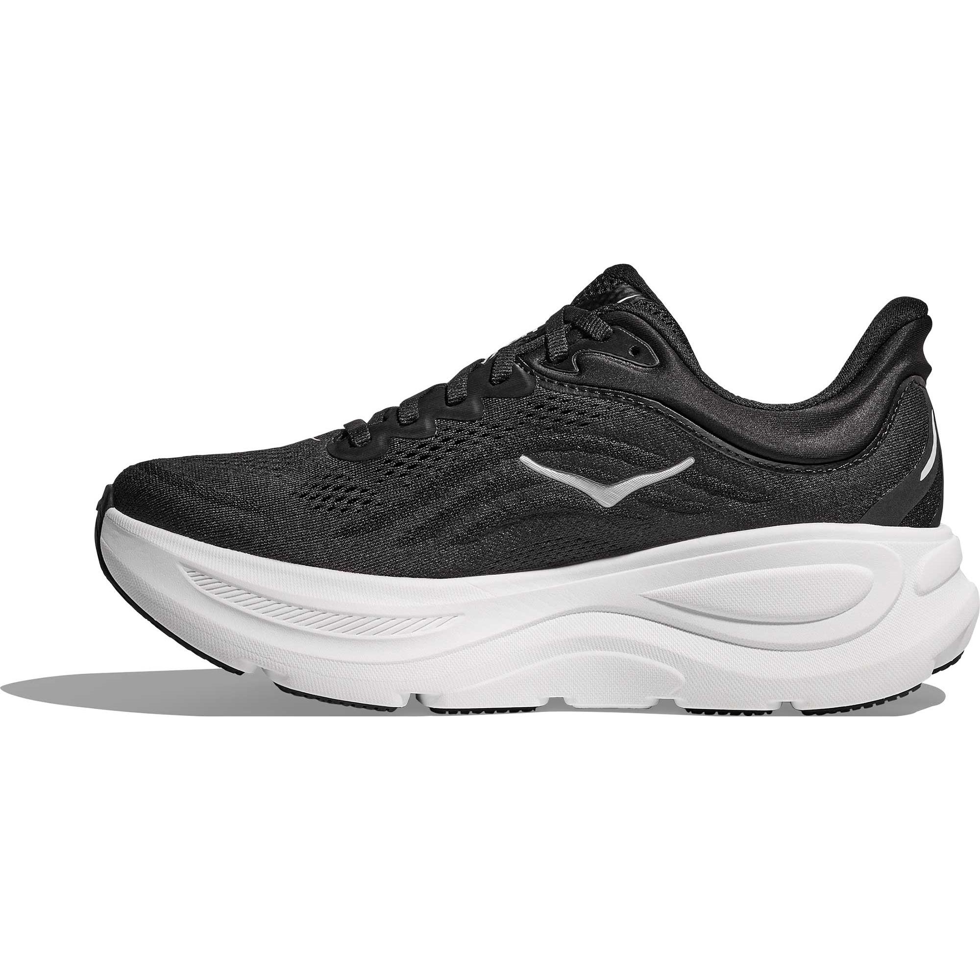 Мужские беговые кроссовки Bondi 9 Wide HOKA, Black/White — фото 3
