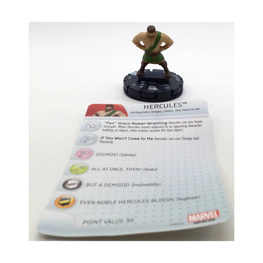 

Геркулес #005 (С), Marvel HeroClix - Civil War Organized Play - Singles