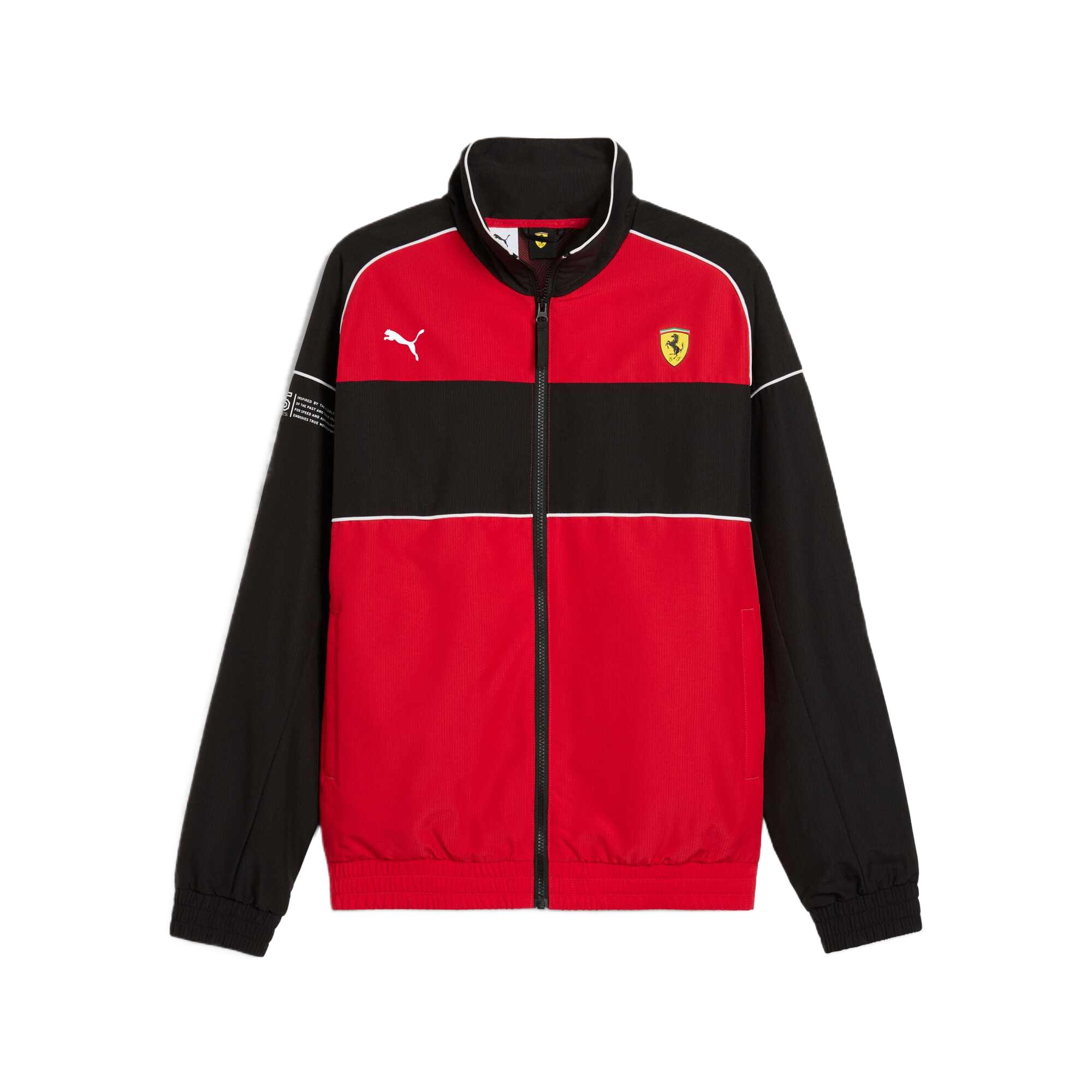 

PUMA Куртка мужская черная с красным, Black Red-02