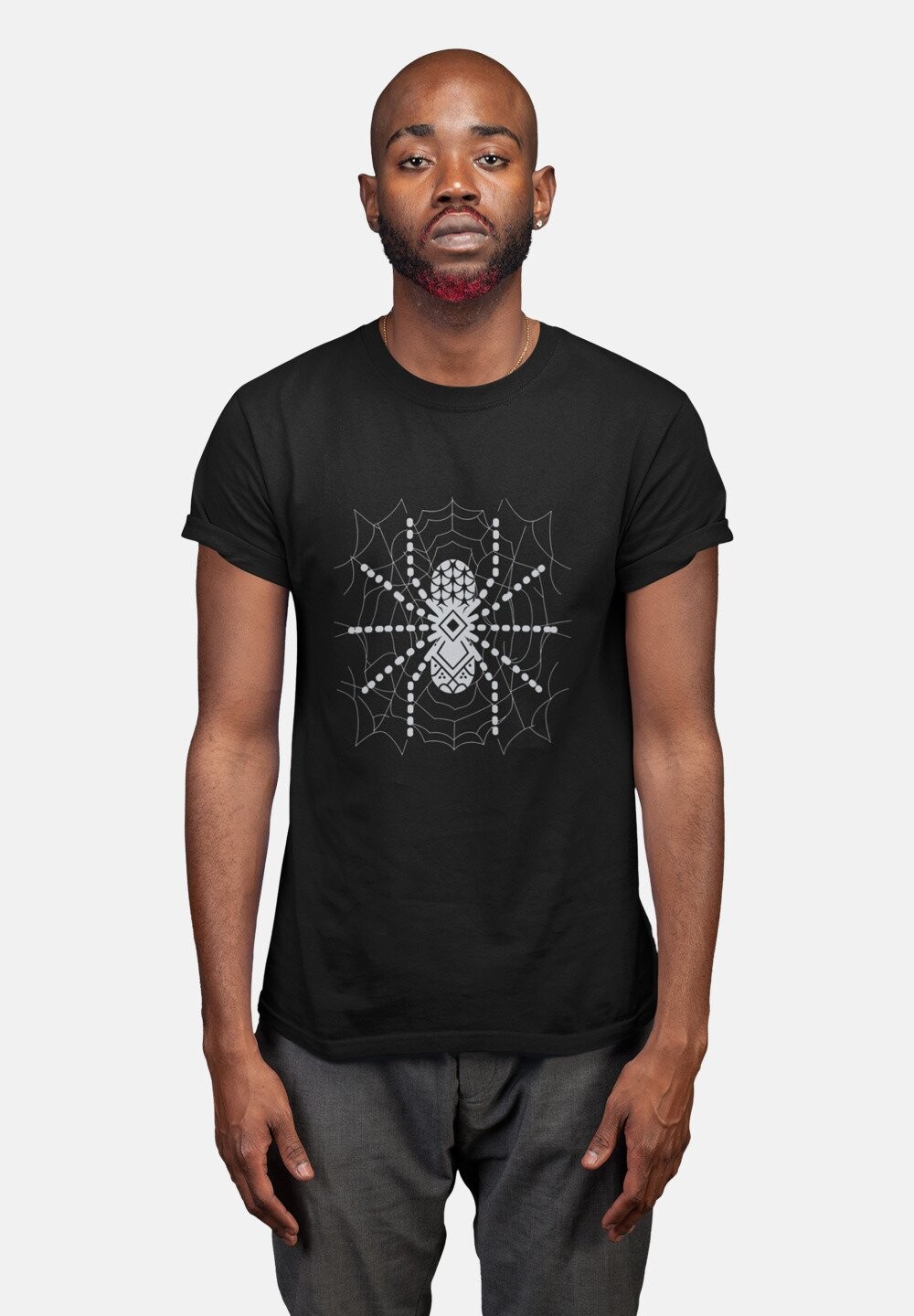 

Футболка с принтом SPIDER LINEART Reverve Fashion, черный