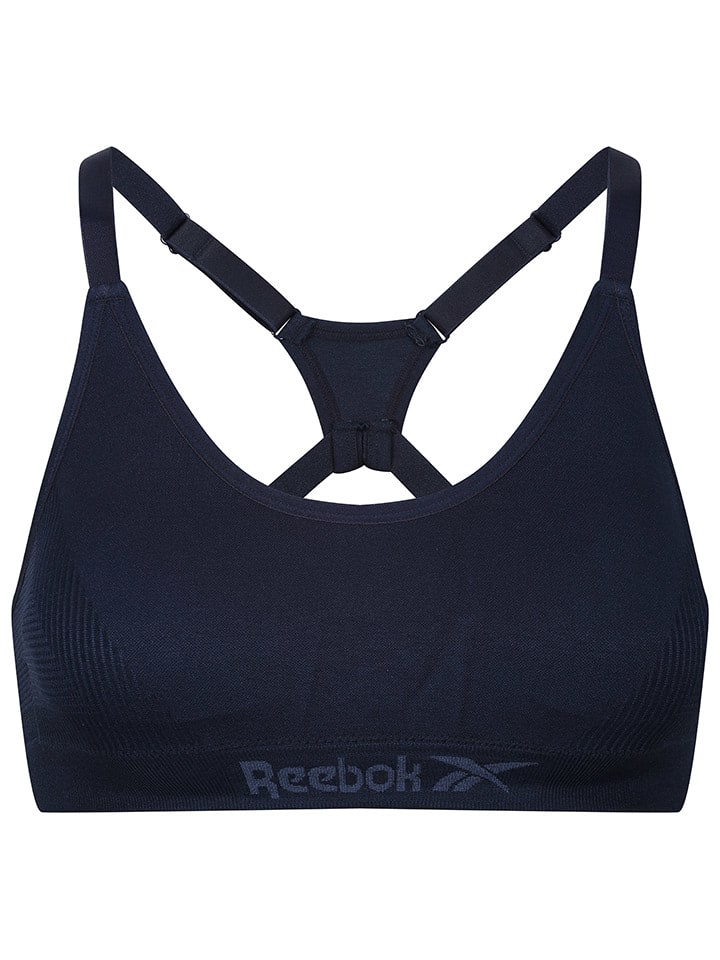 

Спортивный бюстгальтер Reebok, темно-синий