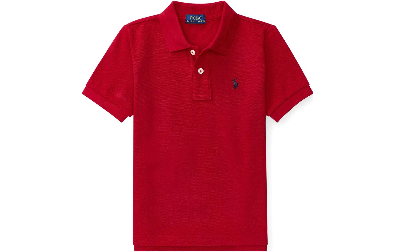 Футболка SS23 красная детская Polo Ralph Lauren — фото 2