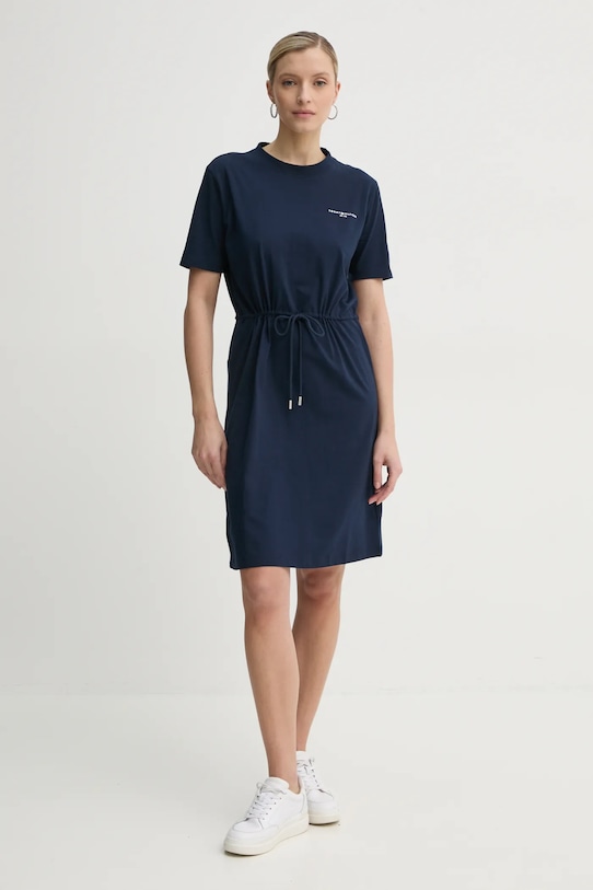 

Хлопковое платье Tommy Hilfiger, темно-синий