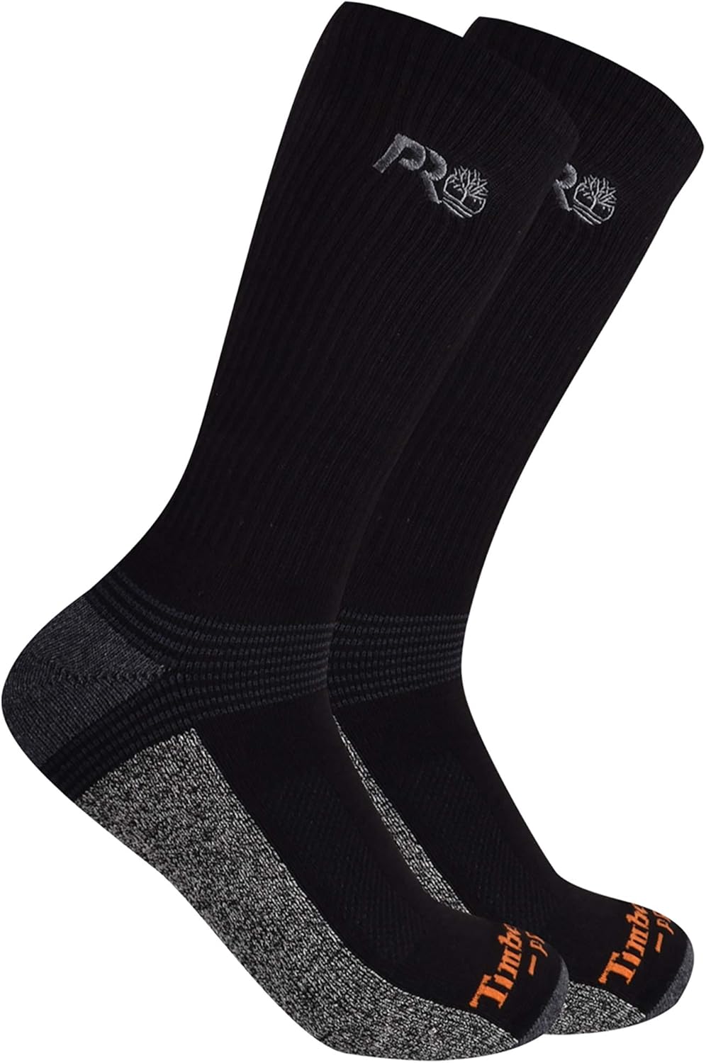 

Timberland PRO мужские 2 пары ребристые носки с логотипом, Black