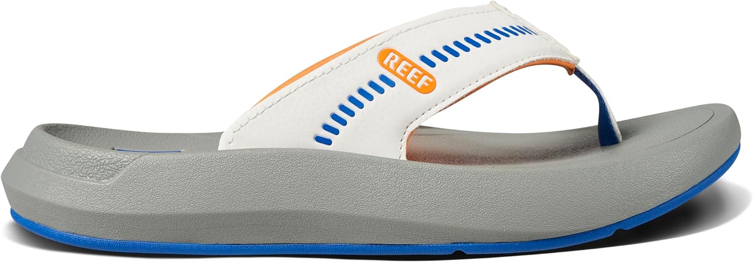 Мужские вьетнамки Reef Cruiser, белый/синий/оранжевый — фото 4