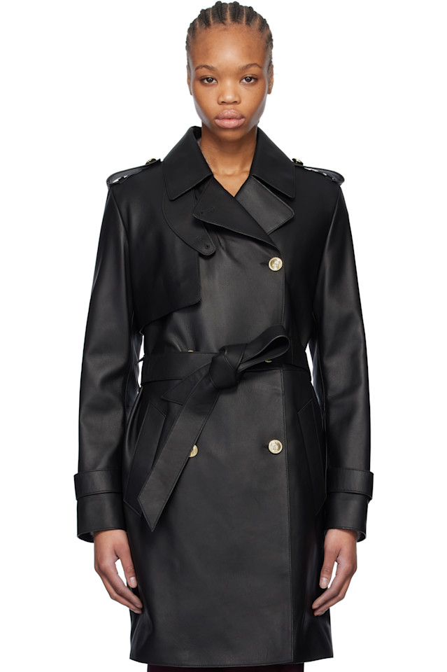 

Кожаное пальто Mely Mackage, мультиколор
