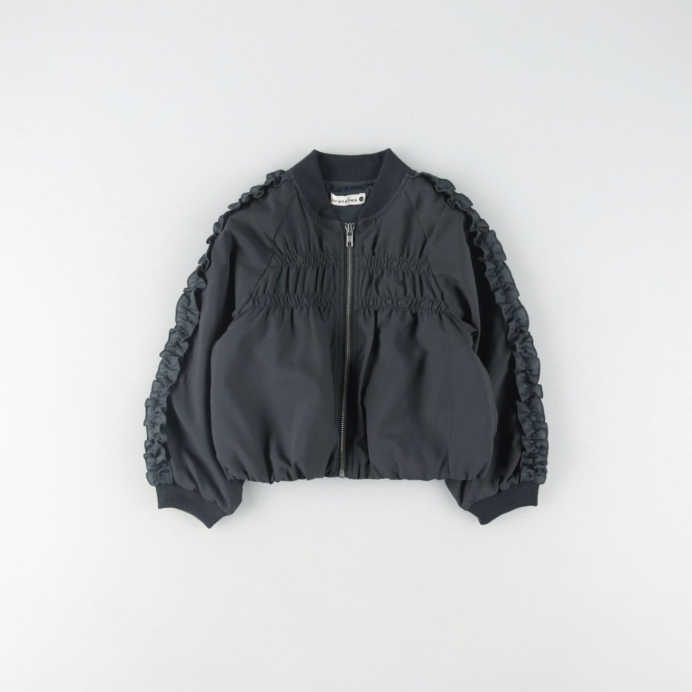 Жакет с оборками на плечах и сборками Branshes, Navy blue