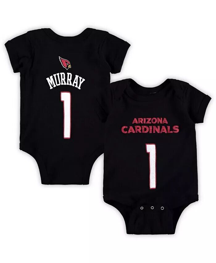 

Младенческое боди Kyler Murray Black Arizona Cardinals Mainliner, имя, номер Outerstuff, черный