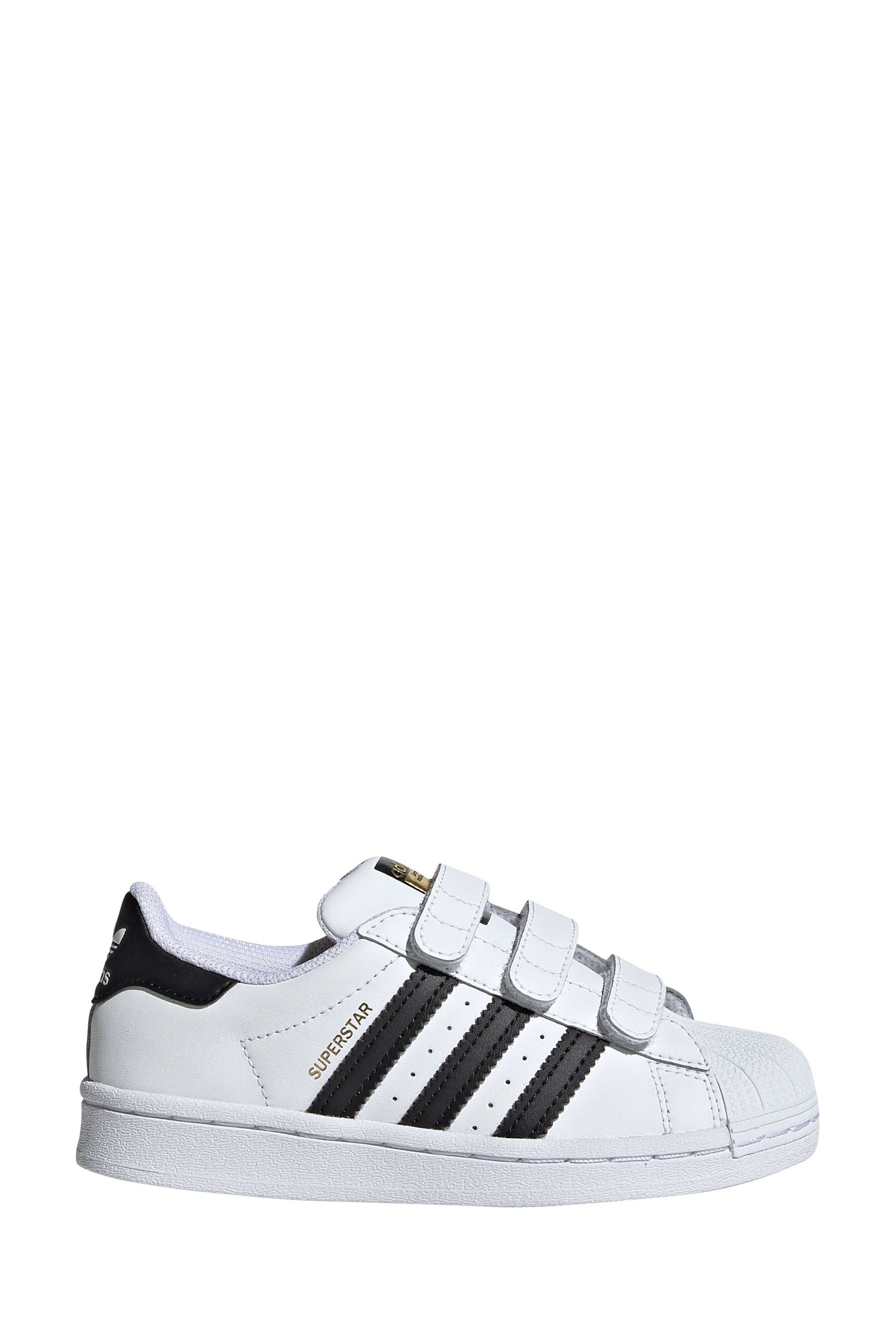 

Спортивная обувь Adidas Originals Superstar на липучке, белый/черный