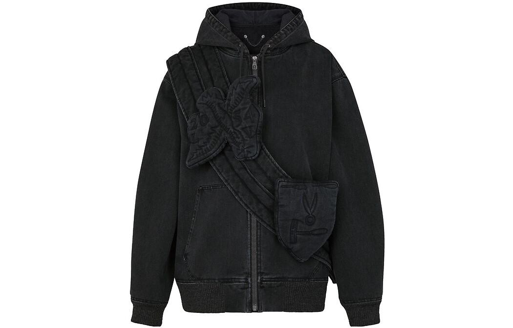 

Новые квартальные продукты LV Sweatshirt Men Black Louis Vuitton, черный