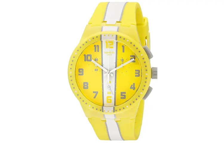 

SWATCH Желтые часы унисекс SUSJ100