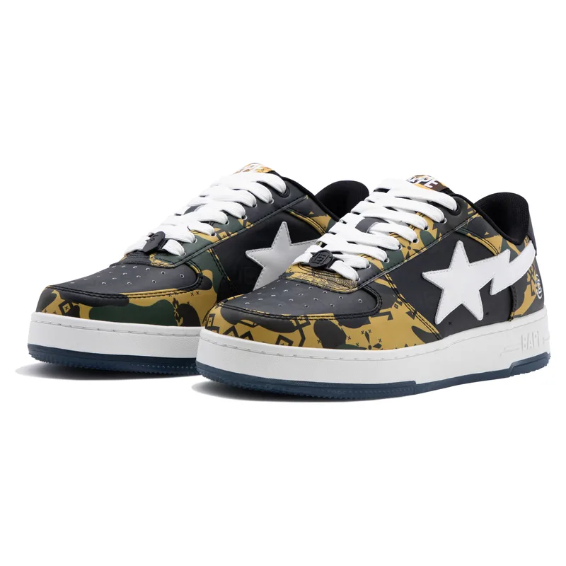 BAPE STA Low top кроссовки для скейтбординга Unisex A BATHING APE, белый whx — фото 4