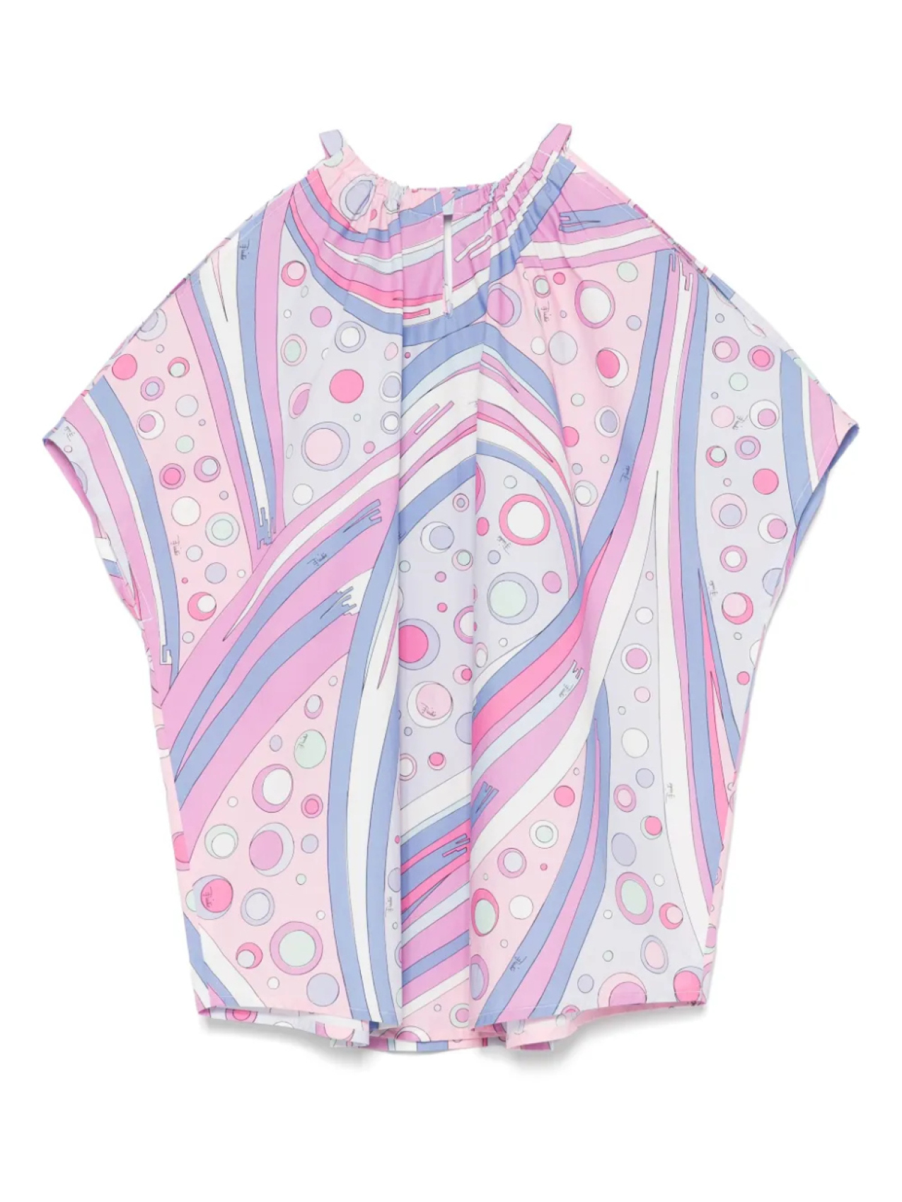 

Платье с принтом PUCCI Junior, розовый