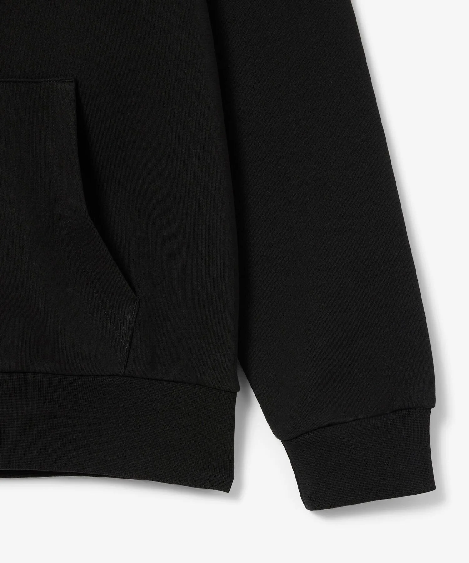 Толстовка с капюшоном на молнии Essential LACOSTE, Black — фото 3