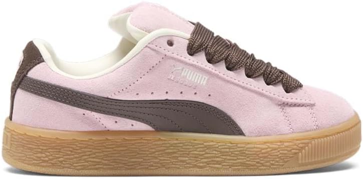 

Детские кроссовки Puma Unisex-Child Suede XL (для детей постарше), коричневый/персиковый