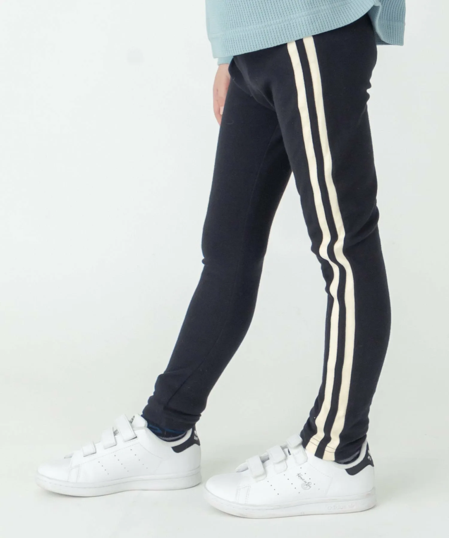 Леггинсы для боковой линии Ever Closet, Black x Ivory