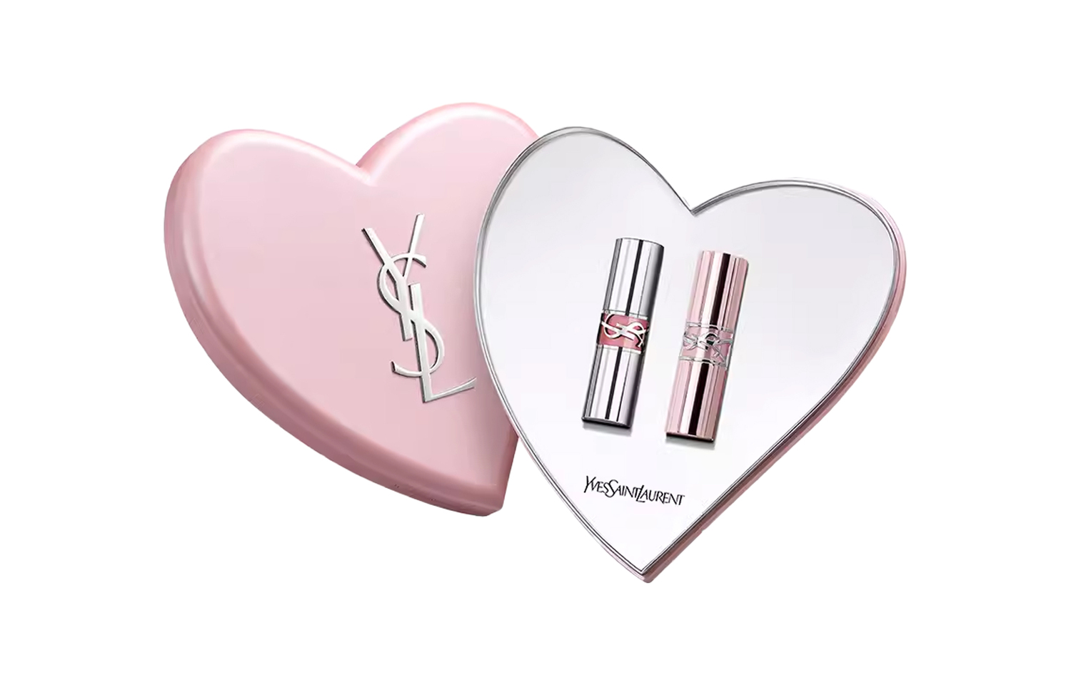 SAINT LAURENT Paris Limited круглый тюбик розовый тюбик звездная коробка помады легко растушевываются тон 3.2g+3.1g — фото 3