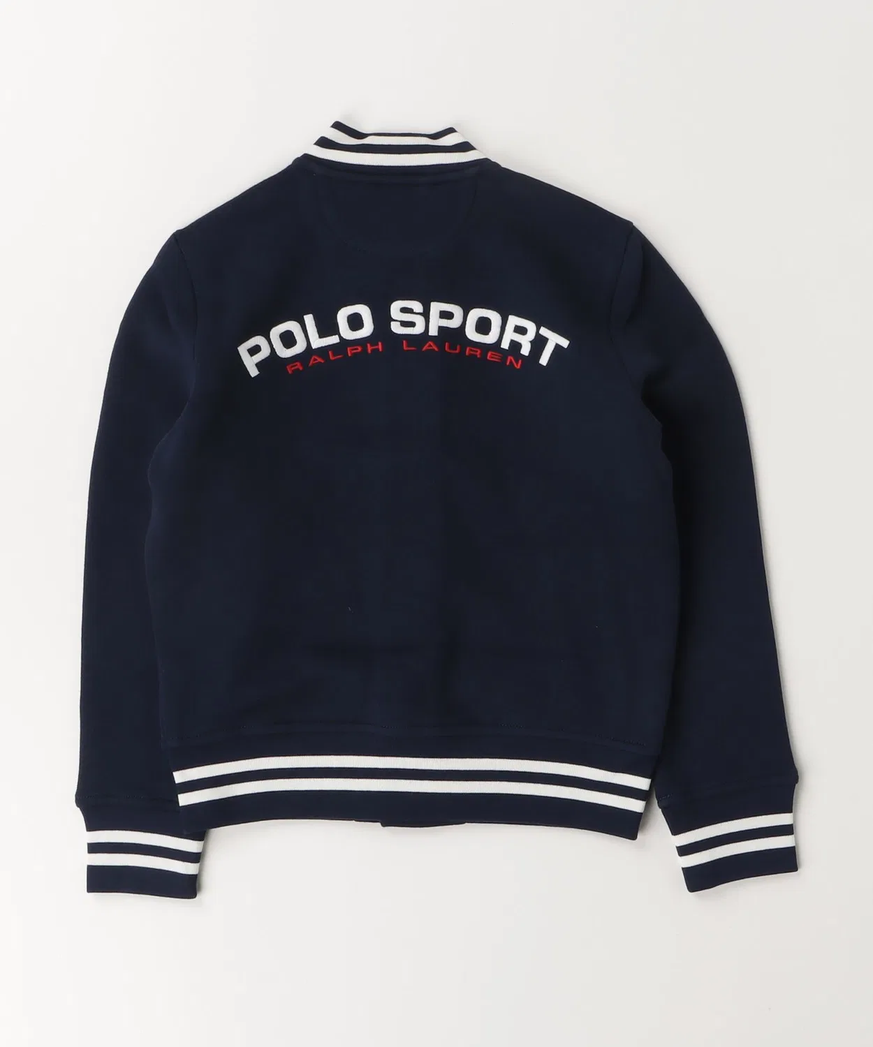 Куртка флисовая бейсбольная Polo Sport Ralph Lauren, хлопок/полиэстер, темно-синяя — фото 4