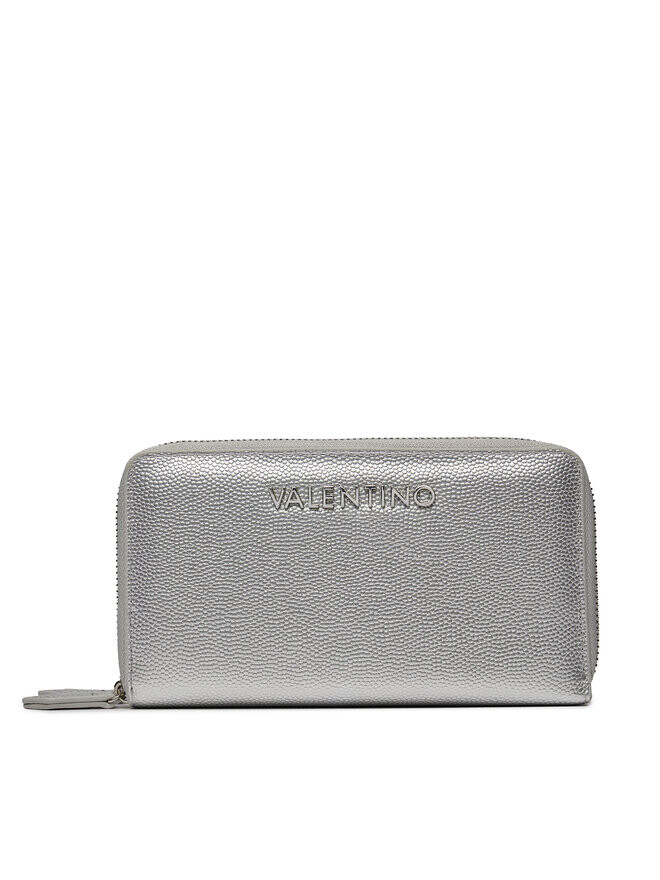 

Большой кошелек Valentino, серебряный