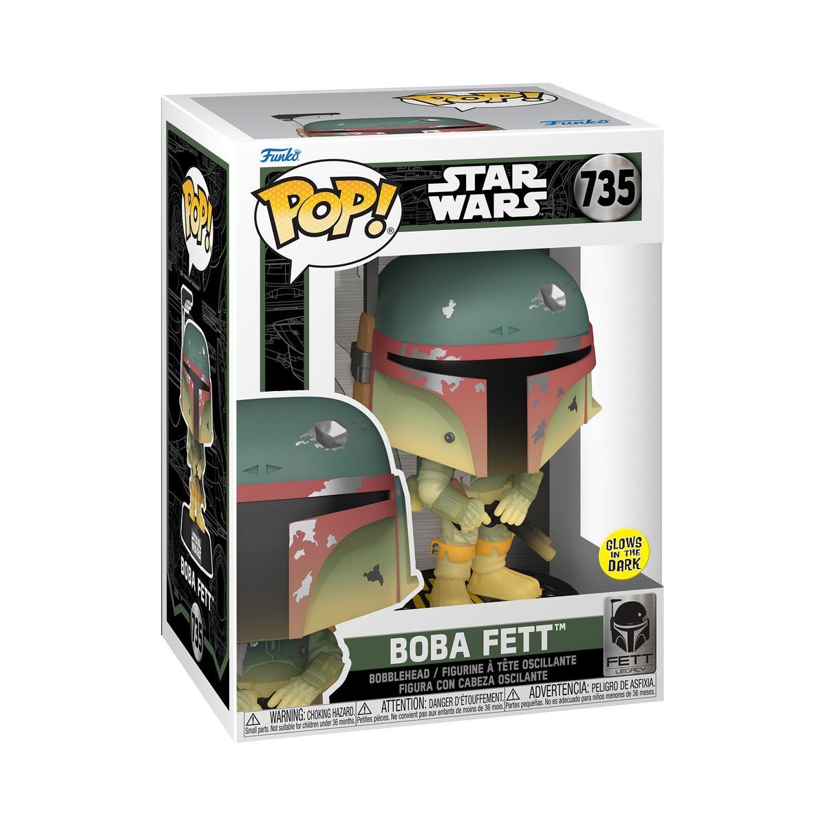 

Funko POP! Marvel, коллекционная фигурка, POP Star Wars: FL - Боба Фетт (GW)