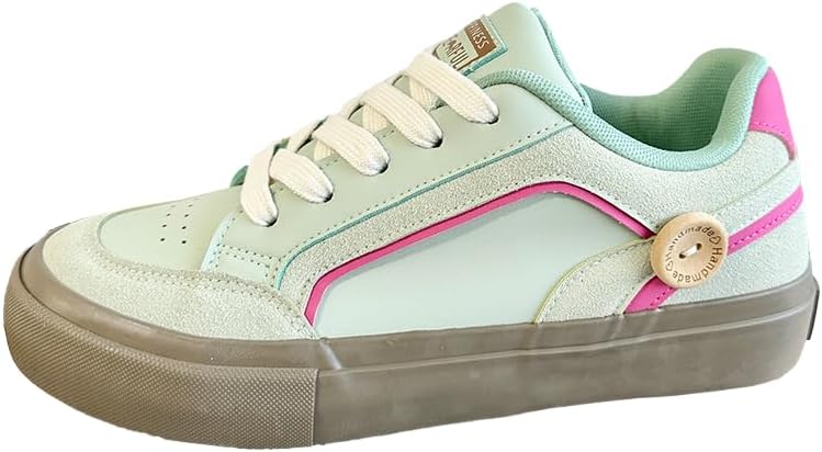 

Модные мужские кроссовки низкого типа - противоскользящая подошва для комфорта при прогулках и беге на свежем воздухе в любое время года Clolinde, зеленый