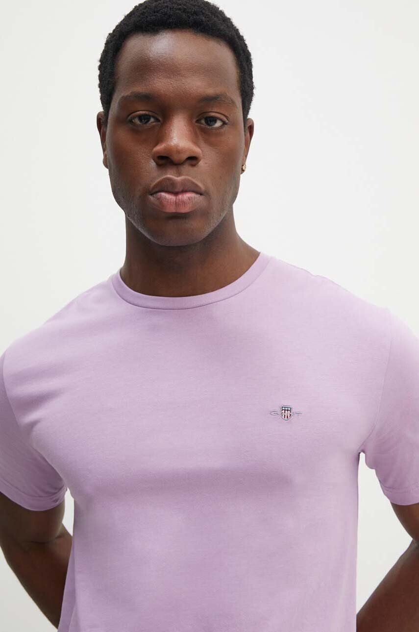 

Футболка Gant из хлопка, розовый