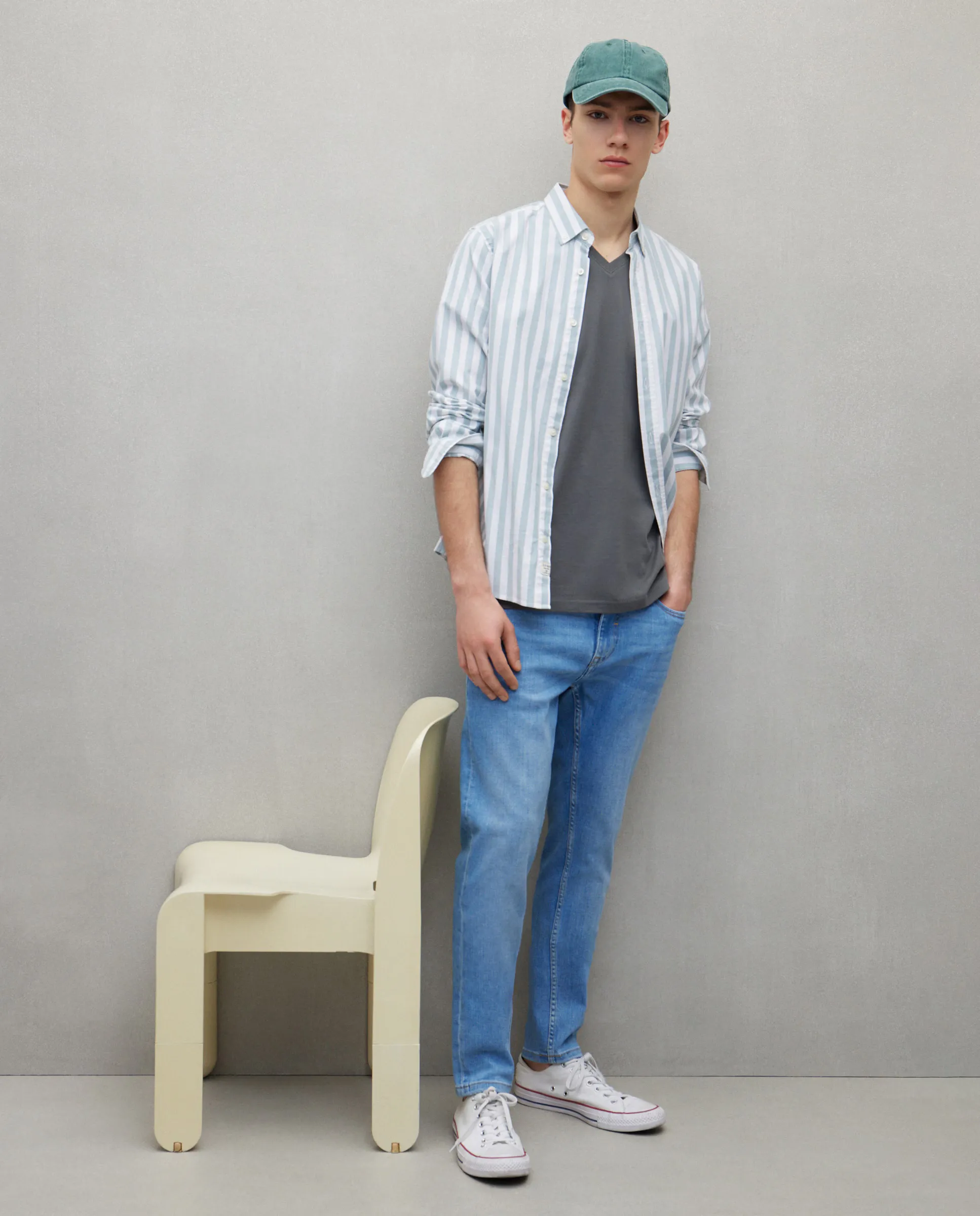 

Мужские узкие эластичные джинсы Easy Wear, цвет 400 Azul