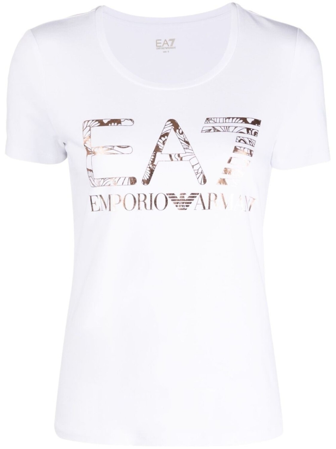 

Футболка с логотипом Ea7 Emporio Armani, белый