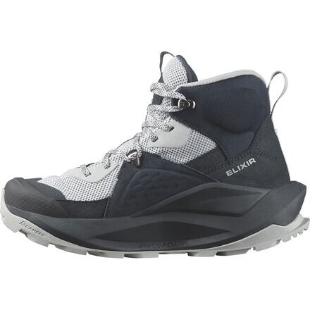 Женские ботинки Salomon Elixir Mid Gore-Tex походные на шнуровке, синий/серый — фото 4