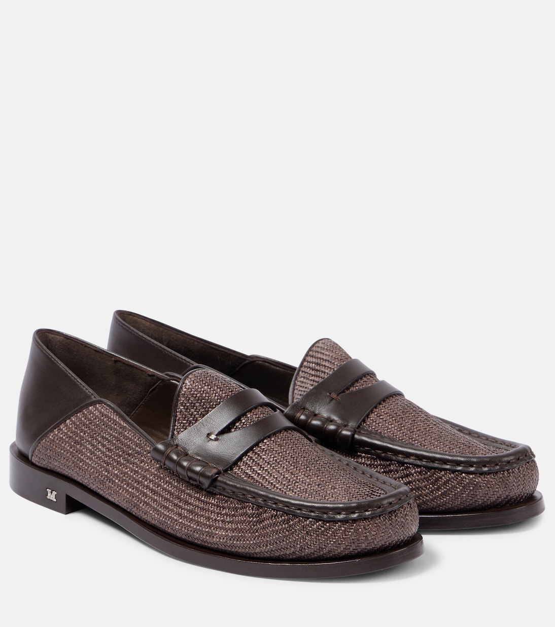 Пенни-лоферы с эффектом рафии Max Mara, Noce