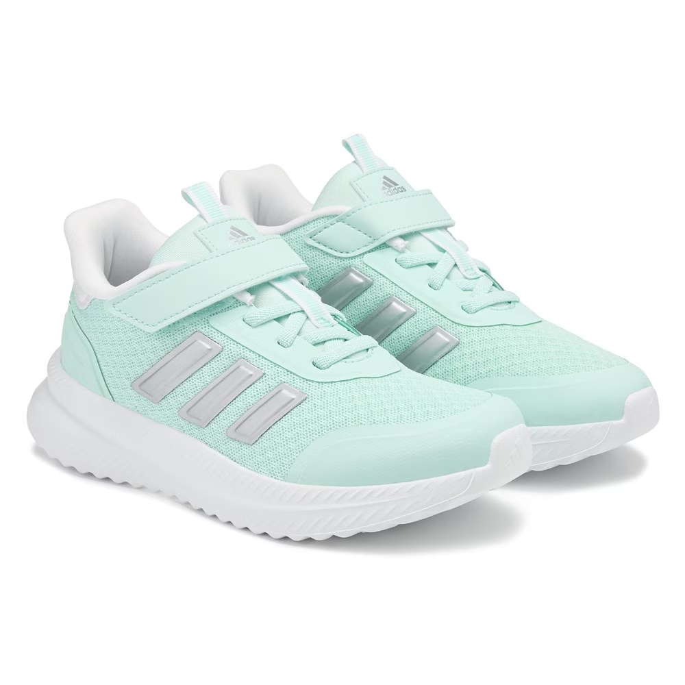 

Детские туфли на липучках с облаком пены x_plr для маленьких детей Adidas, aqua/silver