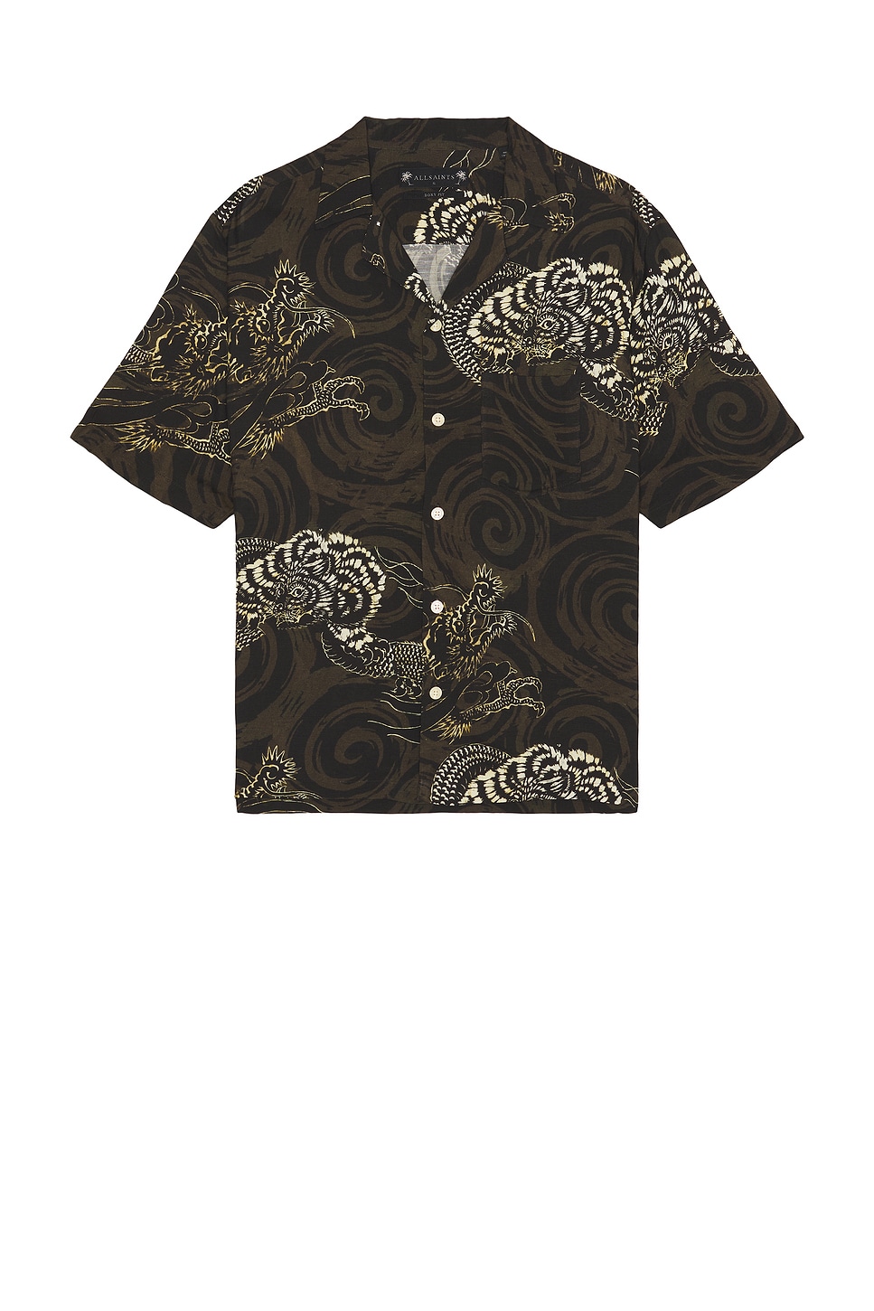 

Рубашка с коротким рукавом Sidewinder Allsaints, kelp green