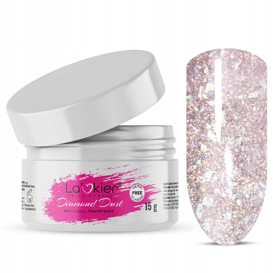 

La'kier Nail Builder Gel UV LED 15 г Tixo DIAMOND DUST Moonlit Spark