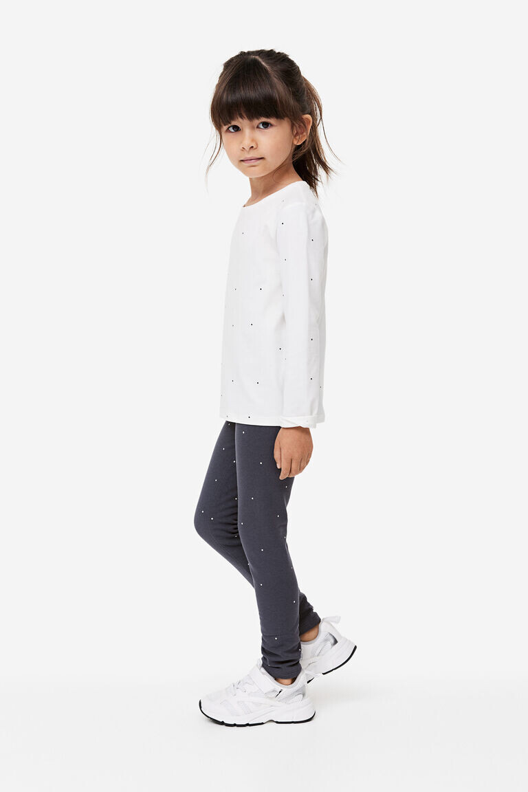 

Комплект из трех леггинсов из плотного джерси H&M, черный