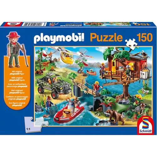 

Пазлы Playmobil: Tree House Jigsaw With Playmobil Figure (150Pc)