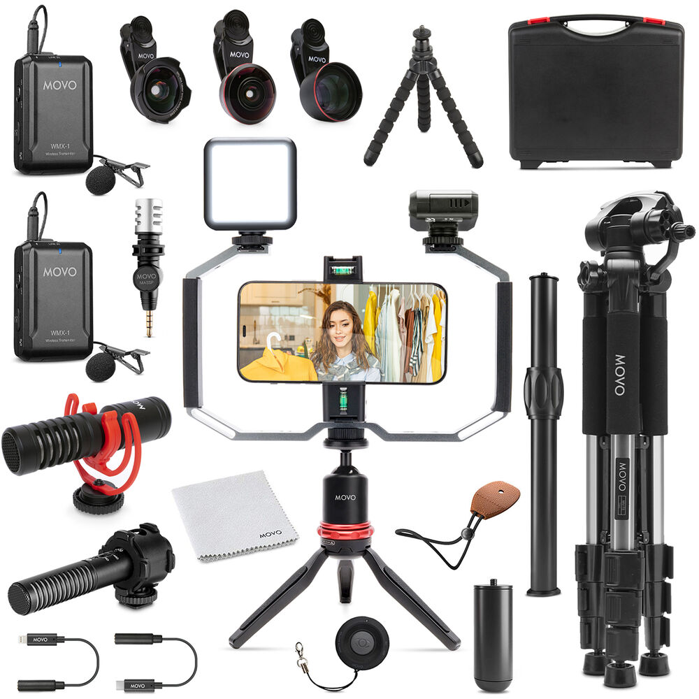 

Комплект для режиссерского видеоблогинга на смартфоне Movo Photo iVlog5