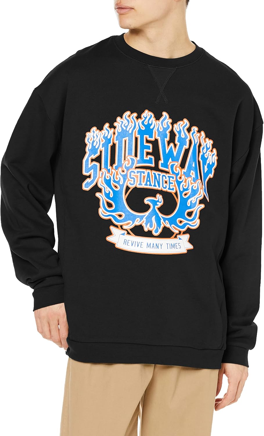 

Мужская толстовка Inprobes 70068 с круглым вырезом и принтом Improves, черный