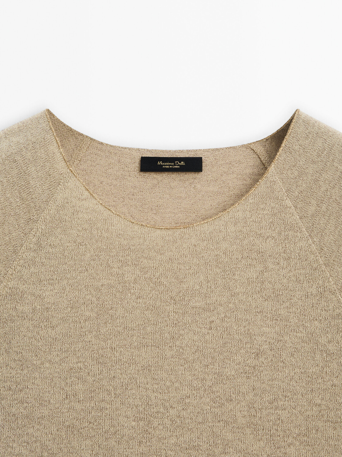 

Футболка с рукавами реглан и металлизированной окантовкой Massimo Dutti, golden, Золотой, Футболка с рукавами реглан и металлизированной окантовкой Massimo Dutti, golden