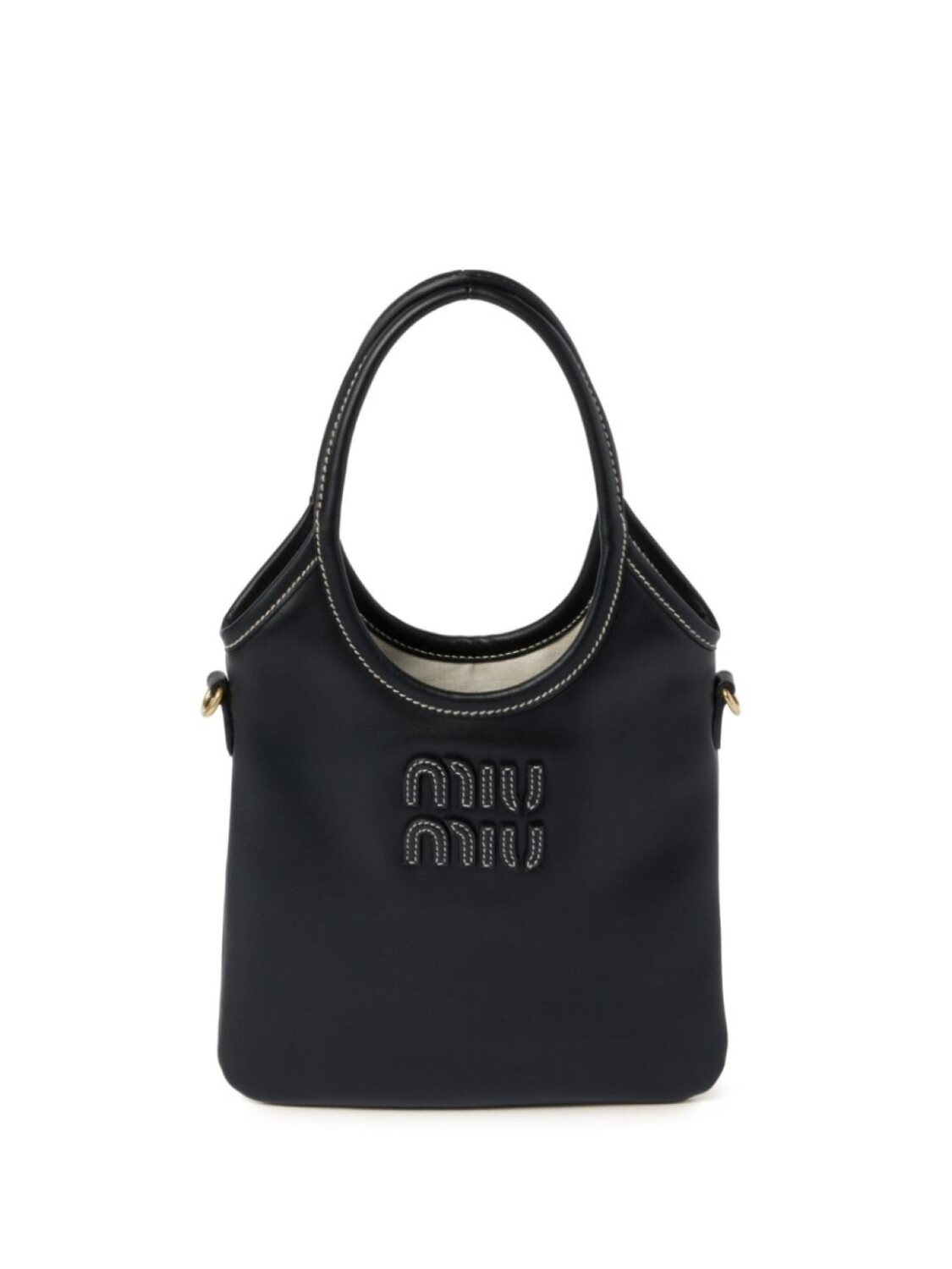 

Сумка-тоут Ivy Miu Miu, черный