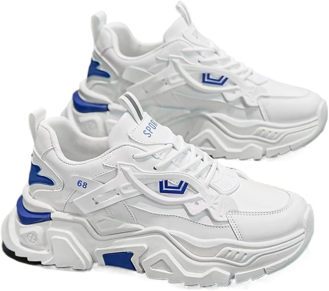 

Мужские стильные кожаные спортивные кроссовки ZIXCPLAZ с оригинальным дизайном. Легкие и удобные для ношения в течение всего дня. Идеально подходят для активного отдыха и повседневной носки, белый