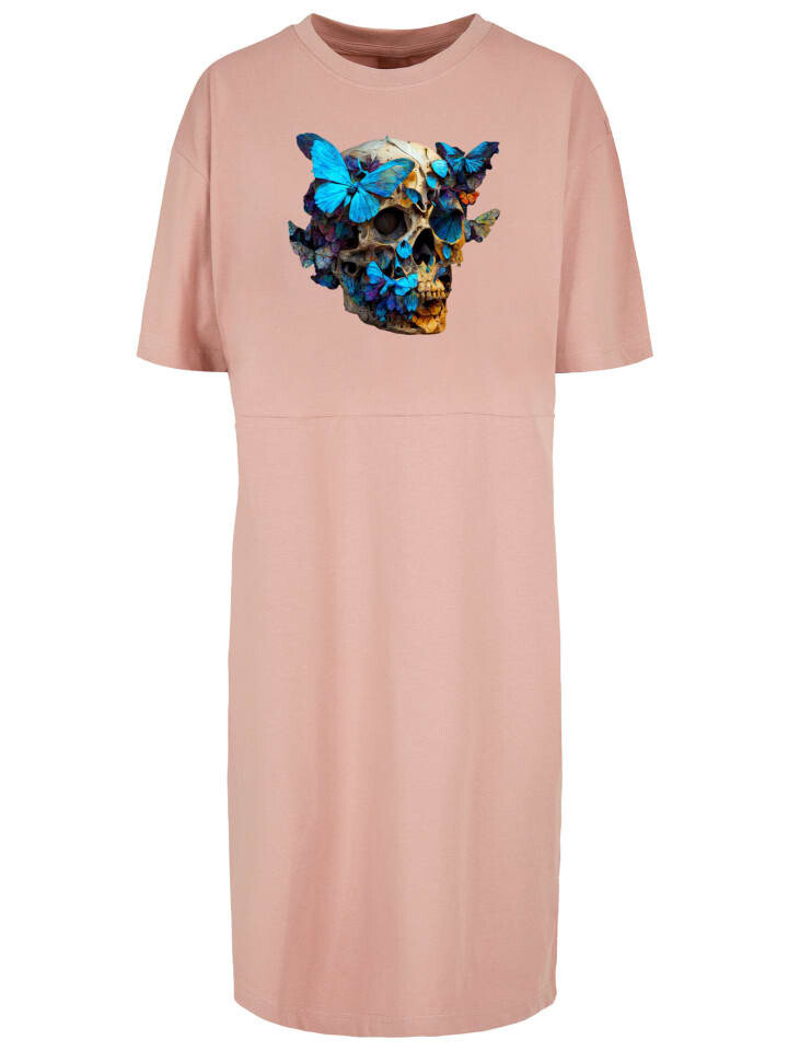 

Короткое платье F4NT4STIC Oversize Kleid Skull, цвет duskrose