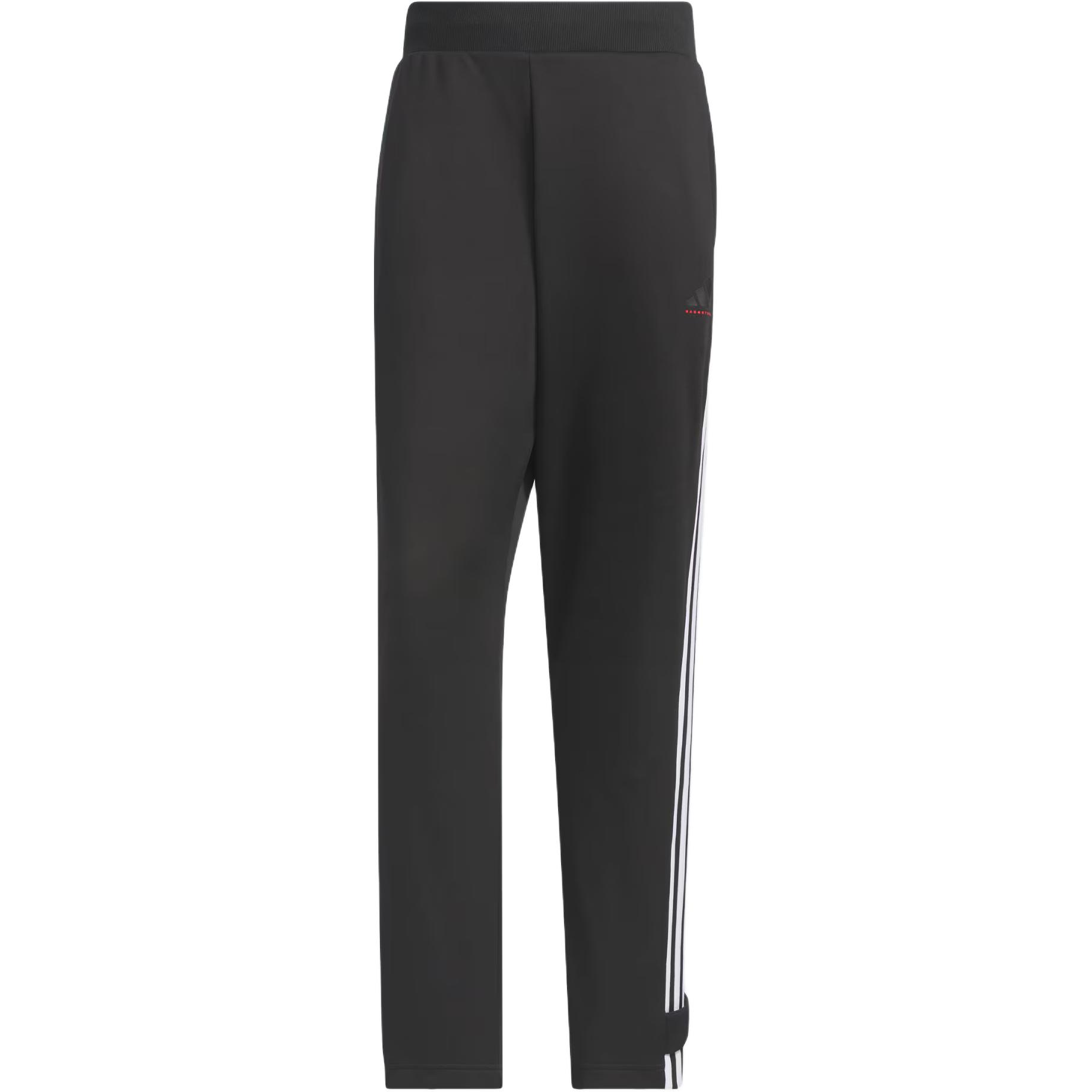 Adidas Баскетбольные FW24 вязаные спортивные штаны мужские Black — фото 3