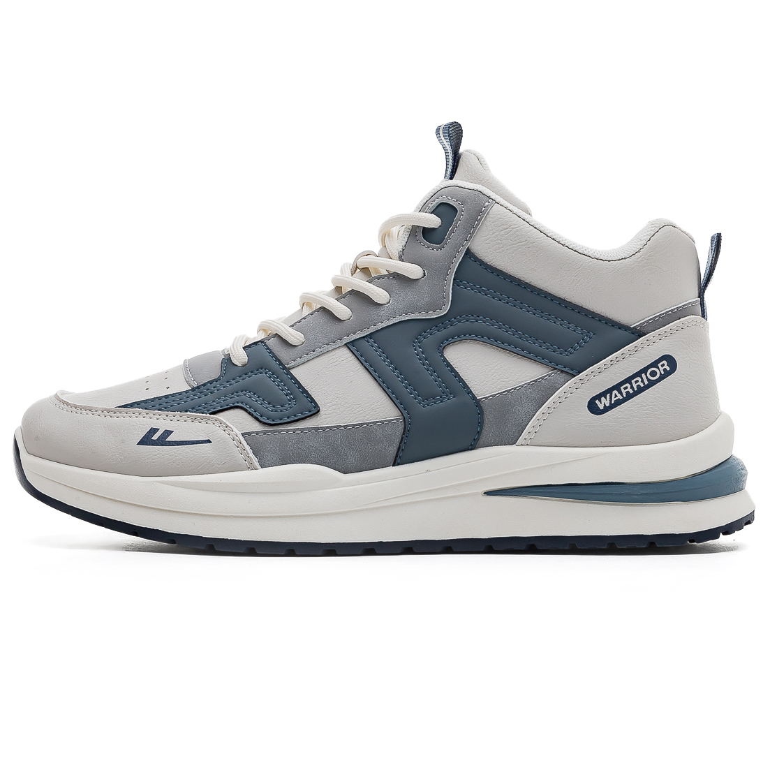 

Высокие повседневные кроссовки Unisex, увеличивающие рост, износостойкие и легкие WARRIOR, бежевый синий