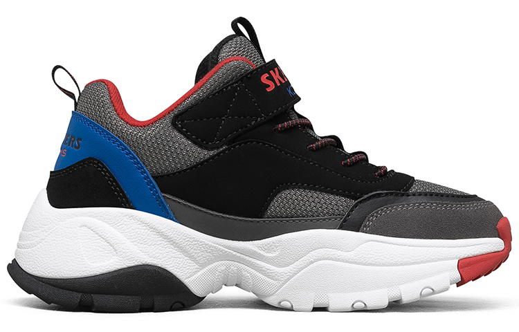 Кроссовки мид для подростков Skechers, черный — фото 2
