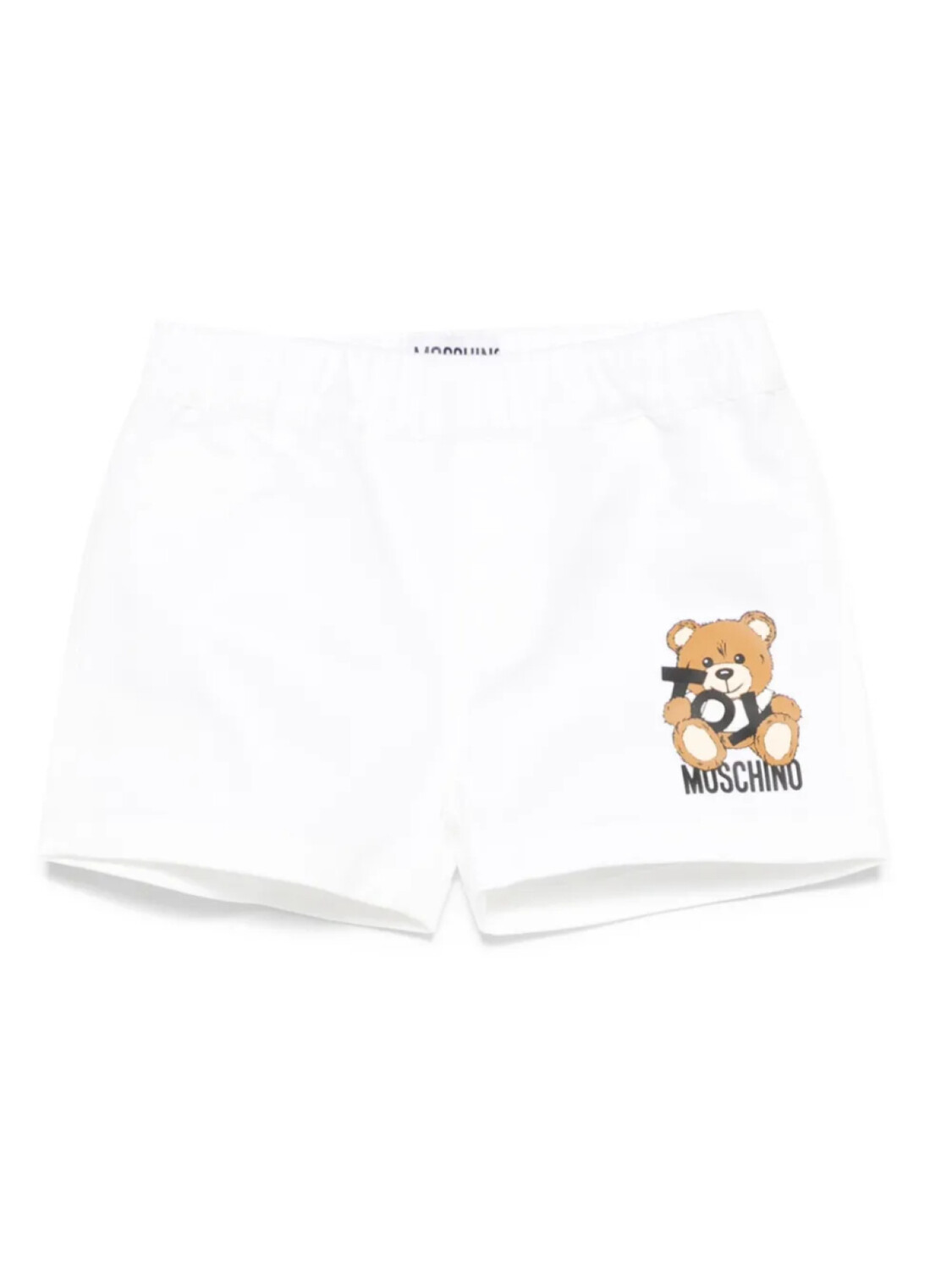 

Moschino Kids шорты Teddy Bear, белый