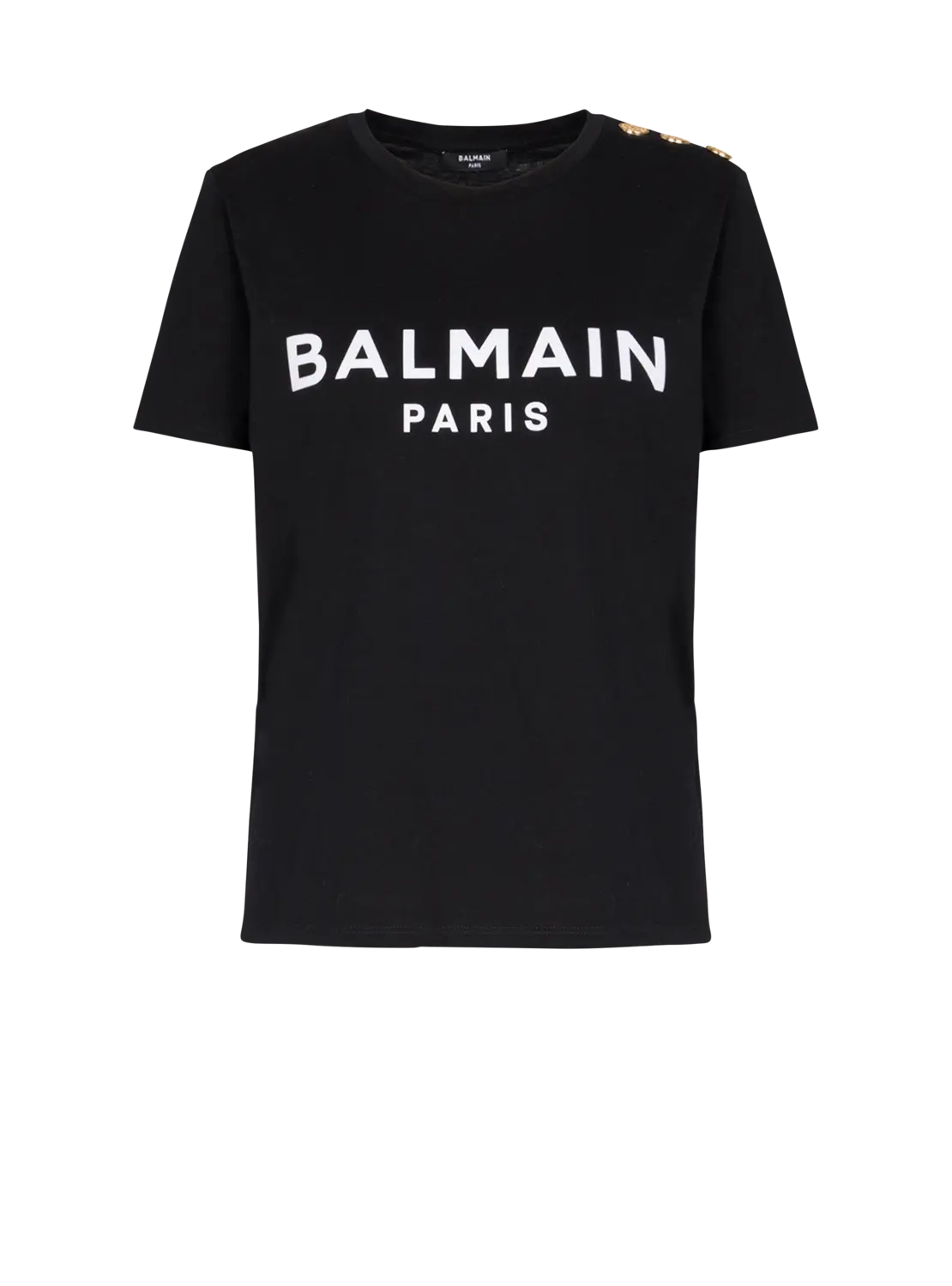 

Футболка с принтом Balmain Paris, белый/мультиколор/черный/розовый/красный