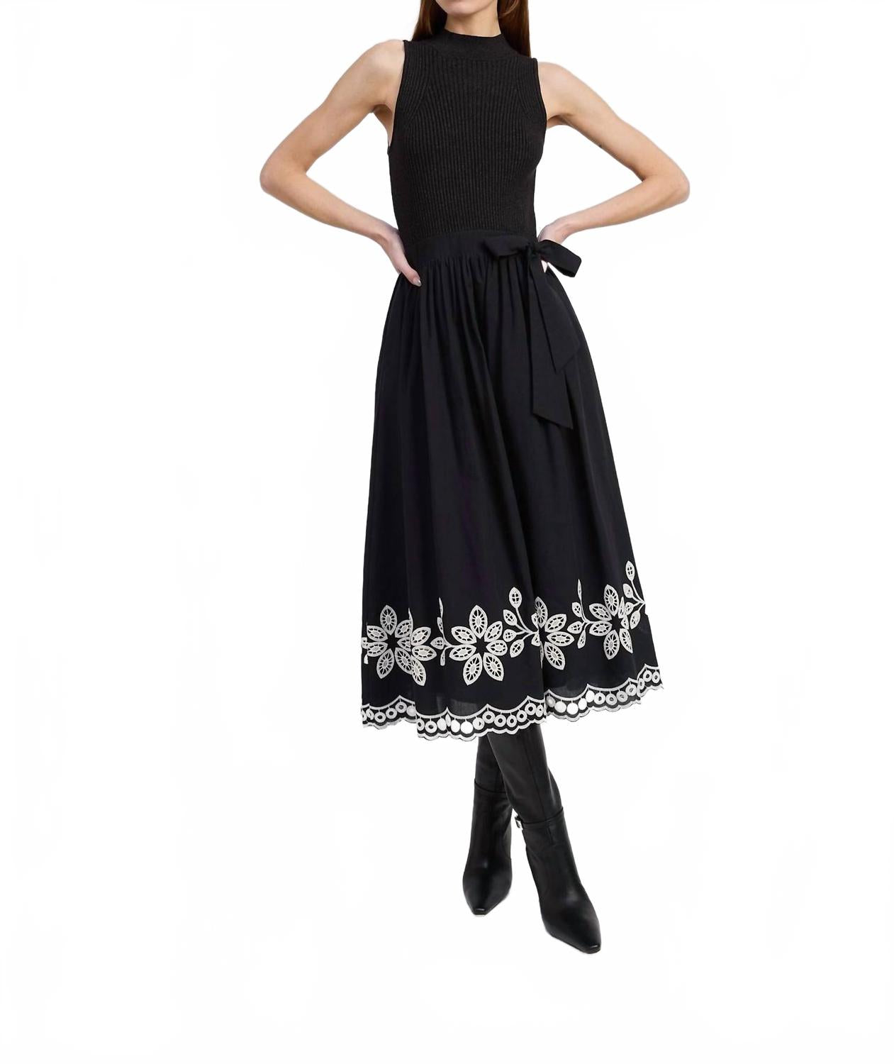 

En Saison Платье Isidora из смешанных материалов в разноцветной гамме