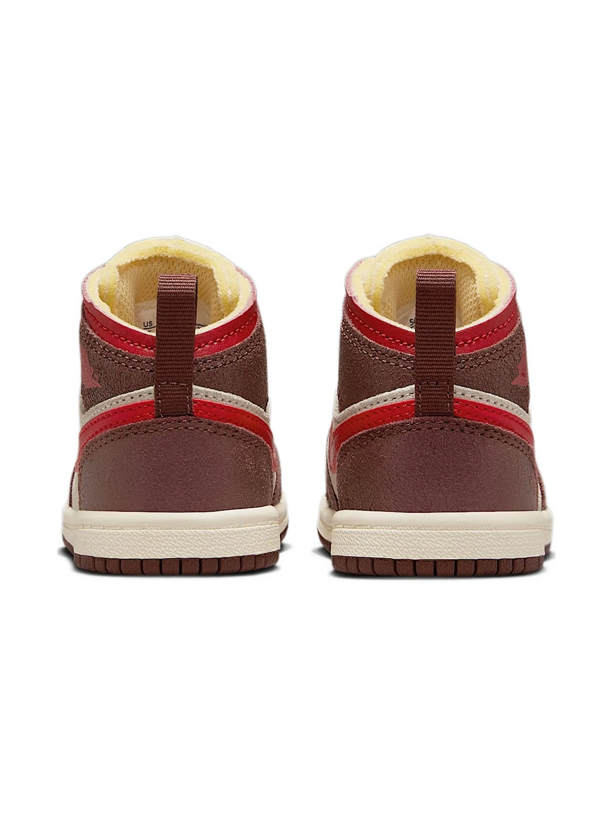 Кроссовки Jordan 1 Mid SE Bread, Butter & Sole Jordan Kids, бежевый — фото 3