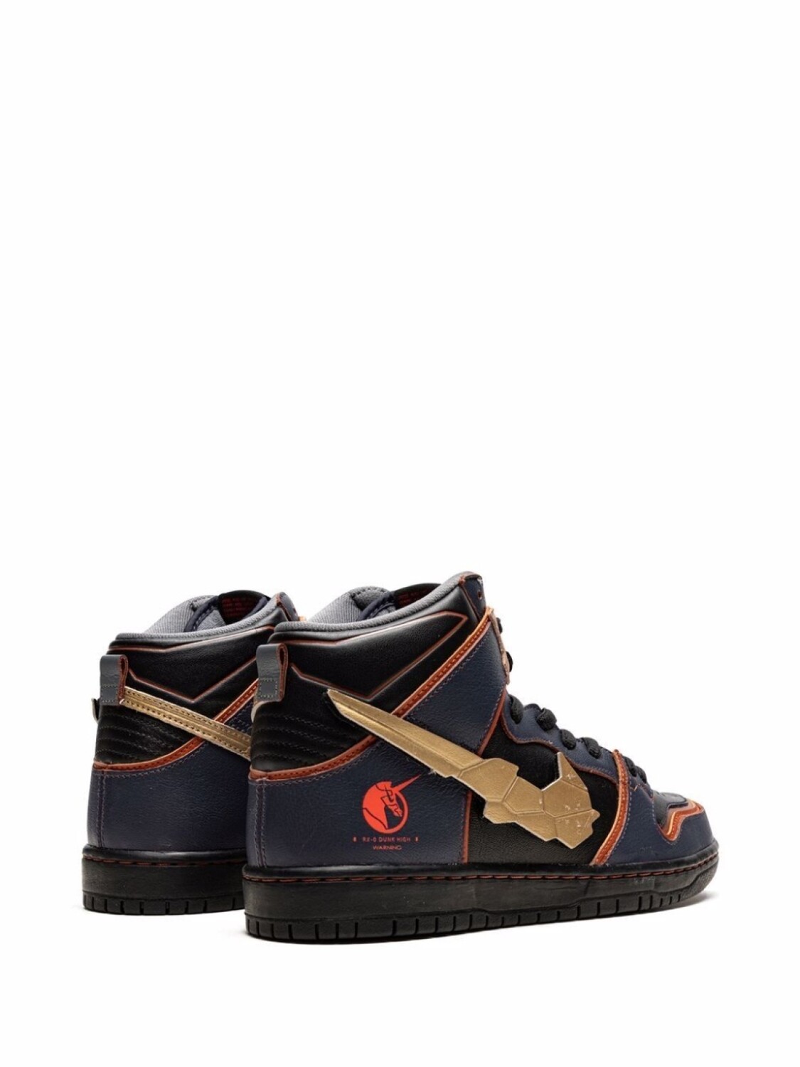 Кроссовки SB Dunk High Banshee из коллаборации с Gundam Nike, синий — фото 3